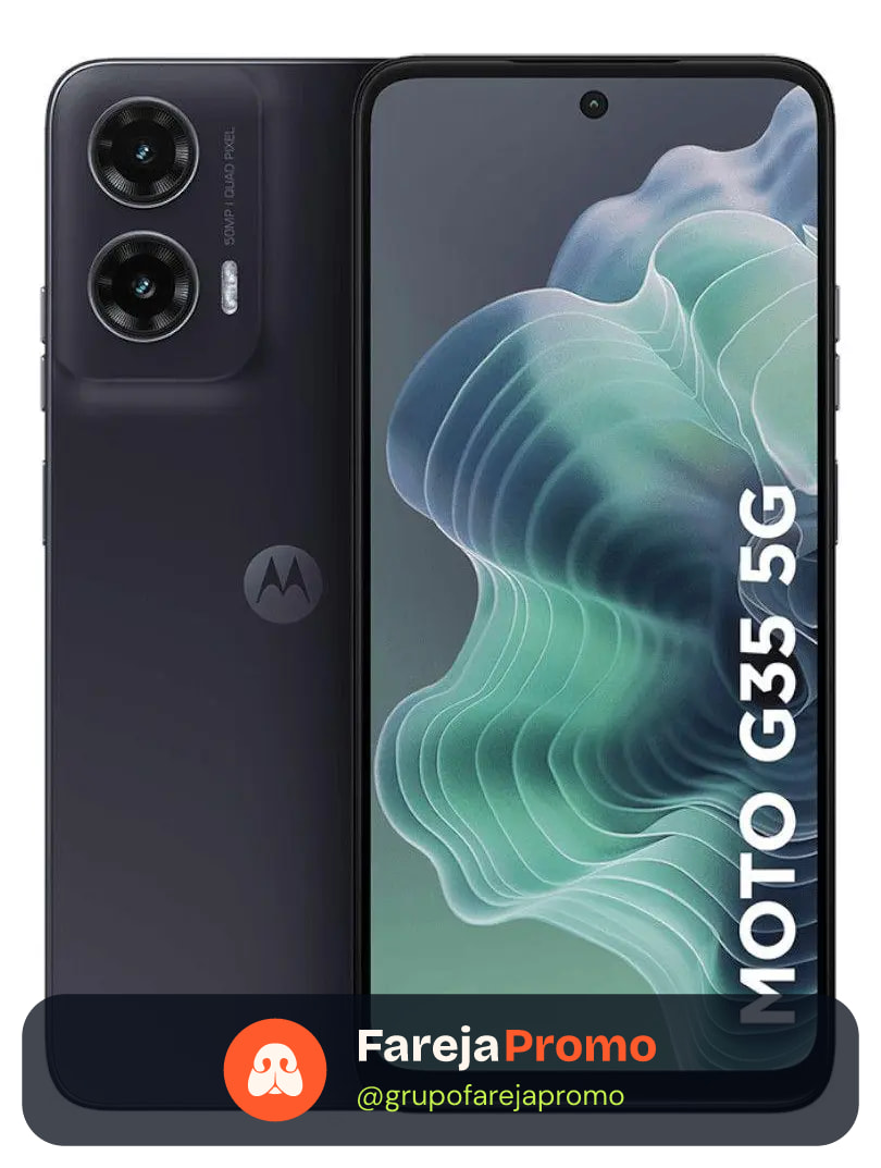 Smartphone Motorola Moto G35 5g 12gb Ram Boost 128g Cor Grafite