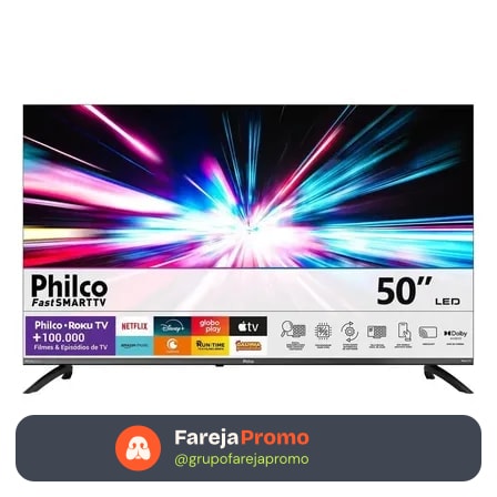 Smart Tv Philco 50 P50vik 4k Uhd Led Roku Dolby Audio Wi-fi Hdr10 110/220v