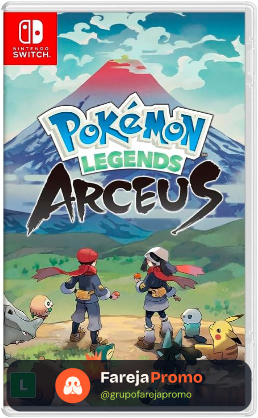 Nintendo, Jogo, Pokémon Legends: Arceus, Nintendo Switch, Multijogador Disponível