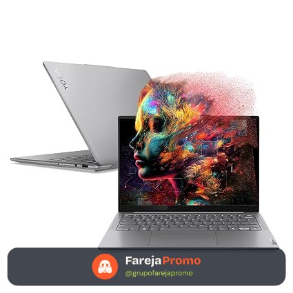 Notebook Yoga Slim 7i Intel Core Ultra 5, 16GB, 512GB SSD Intel Arc Graphics, 14" OLED, W11, 1.39kg, 83GM0003BR