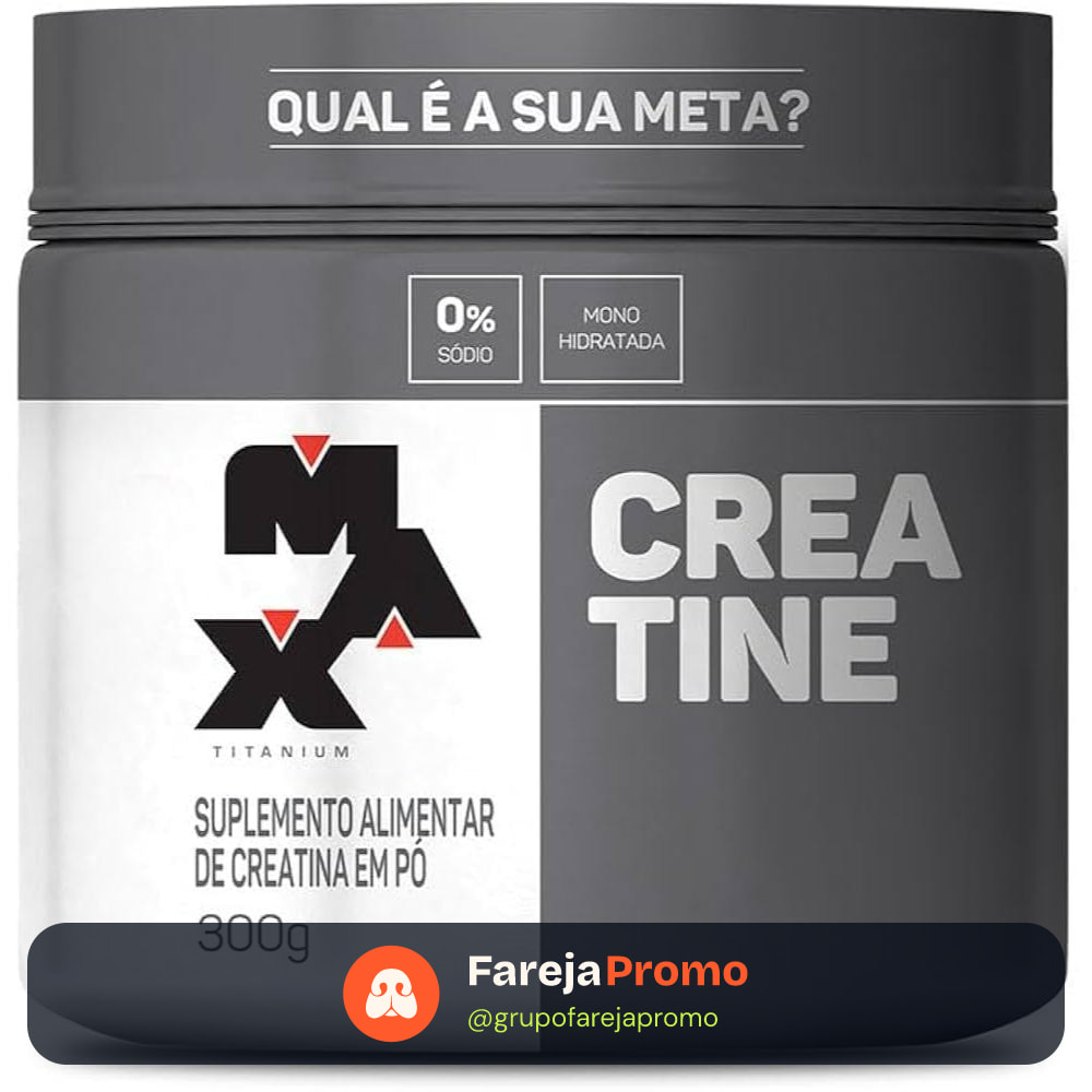 CREATINA 100% PURA ORIGINAL - MAX TITANIUM