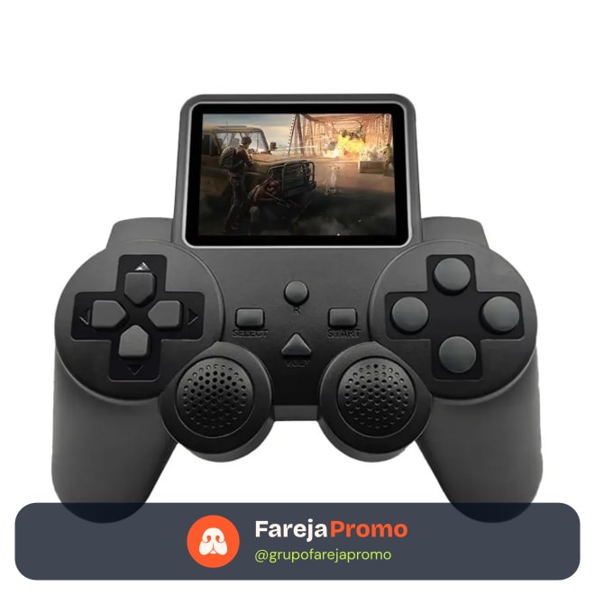 Controle de Vídeo Game Retro com Tela Led e 520 Jogos-S10
