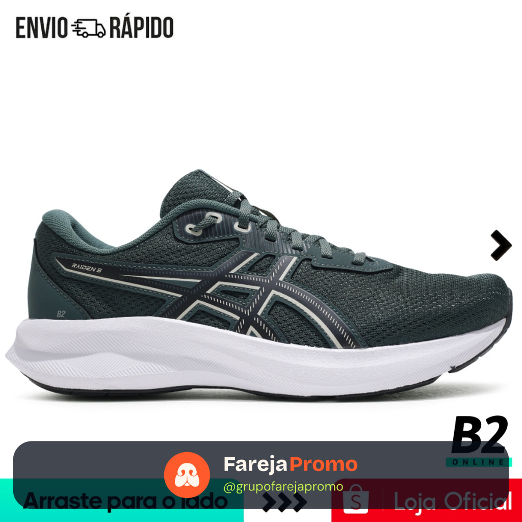 Tênis Asics Raiden 5 Masculino Original com Nota Fiscal e Garantia
