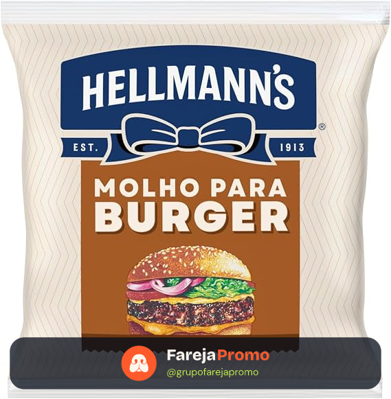 Molho para Burger Hellmann's 1,6kg Profissional