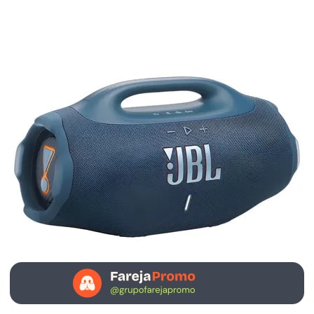 Caixa De Som Jbl Boombox 4 Bluetooth Portátil 210w Bivolt Azul