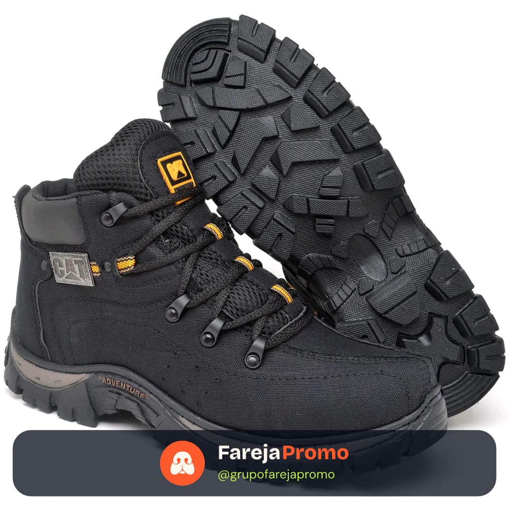 Bota Coturno Masculino Adventure De Qualidade e Barato Envio no Mesmo dia