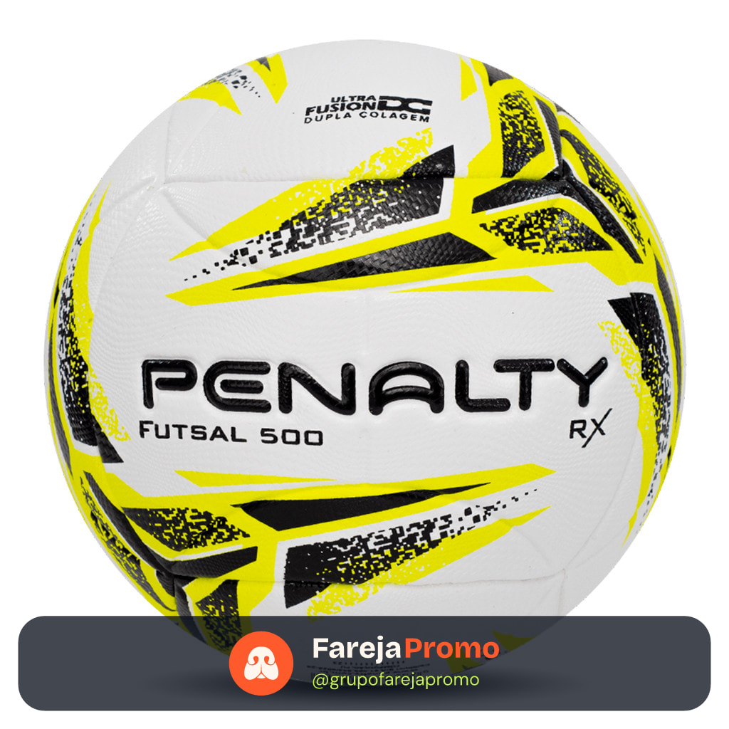 Bola de Futsal Penalty Rx 500 XXIII Ultra Bola Futebol de Salão Quadra Original Bola da Penalty