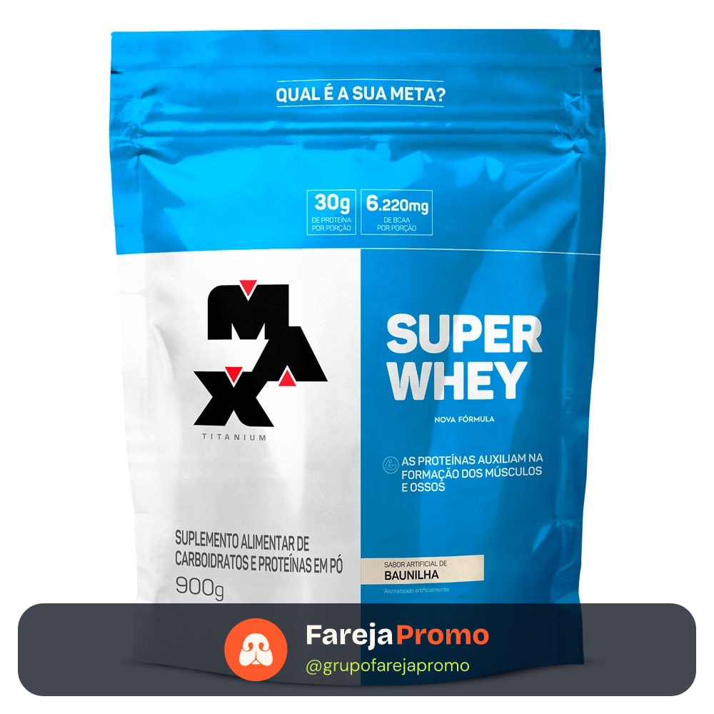 Whey Protein Super Whey 900g - Max Titanium