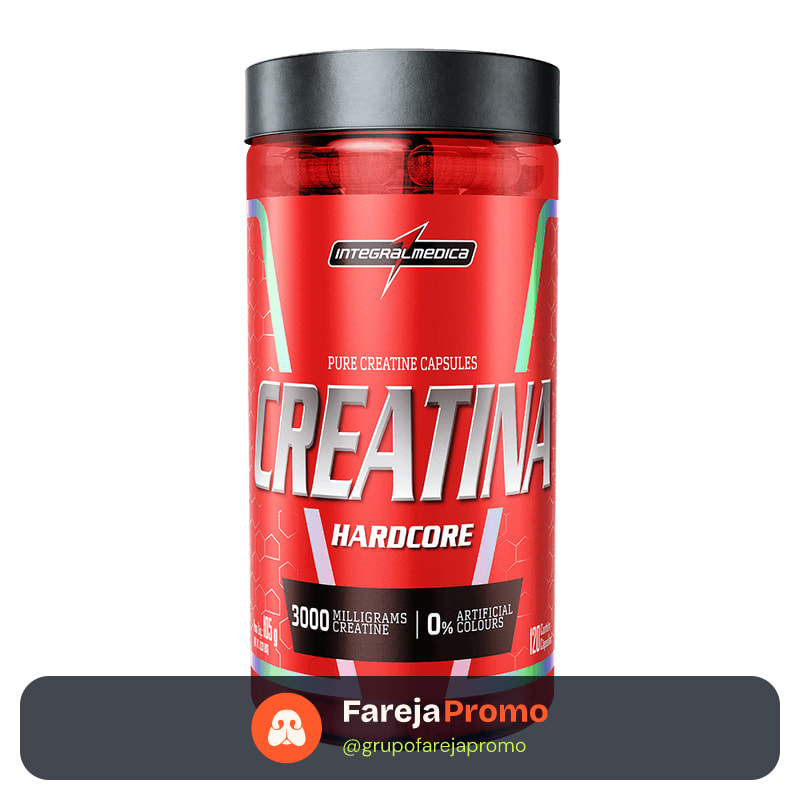 Creatina 100% Pura 120 Cápsulas - Integralmedica