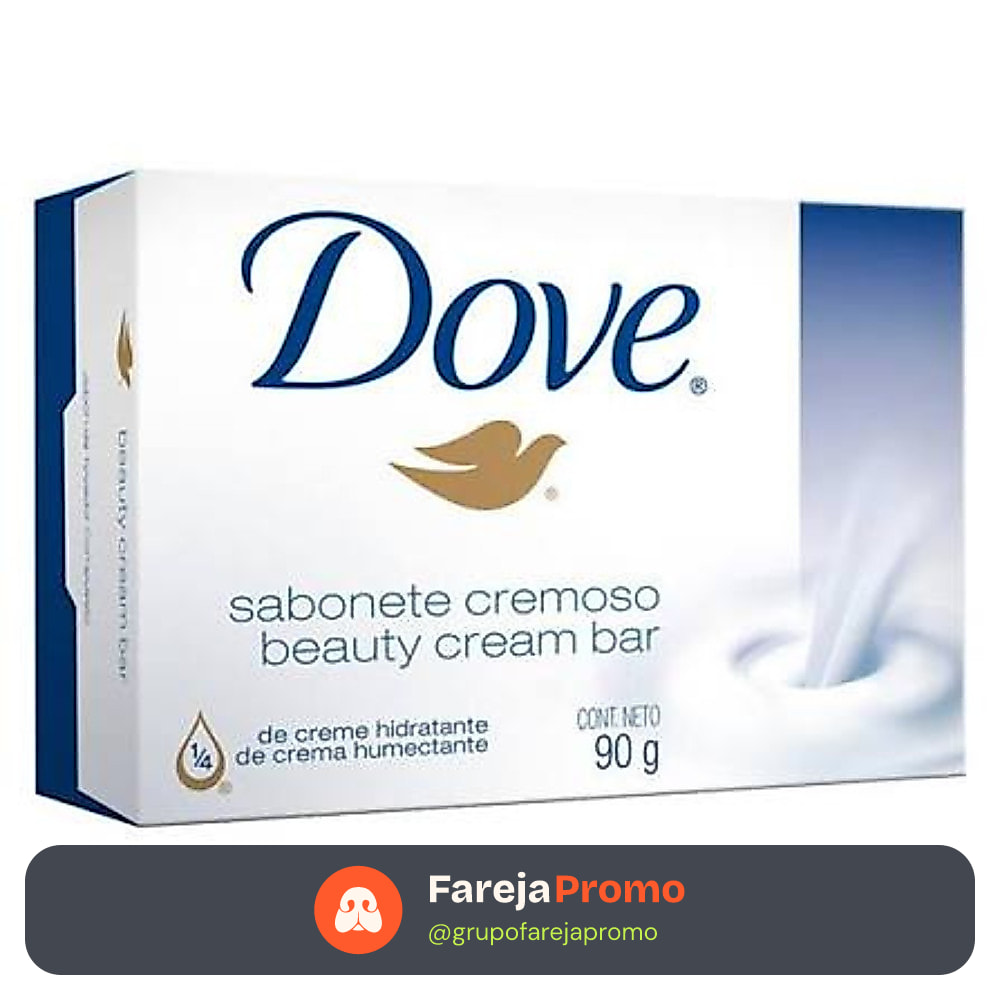 SABONETE HIDRATANTE COM 90G DOVE