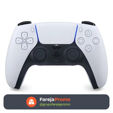 Controle Joystick Sem Fio Sony Playstation Dualsense Branco