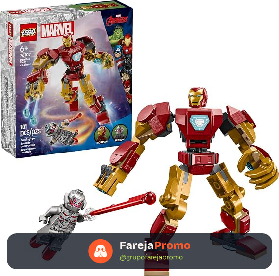 LEGO Super Heroes Marvel Robô do Homem de Ferro 76307 (101 Peças)