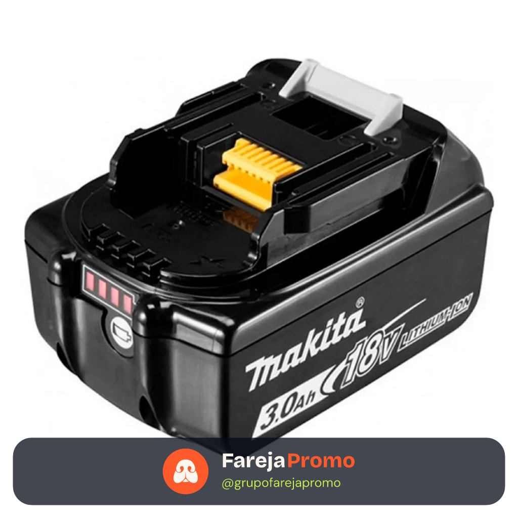 Bateria 18v Makita Original Indicador Carga Modelo Bl1830b 3.0 Ah Parafusadeira Sobrador
