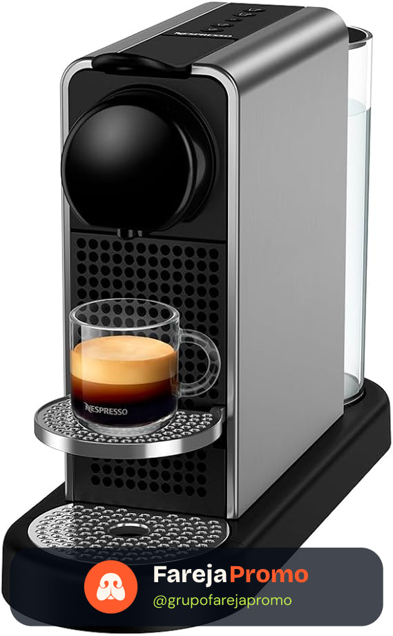 Cafeteira Nespresso CitiZ Alumínio Titânio 220V