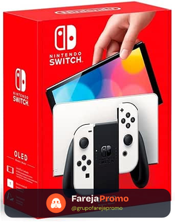 Nintendo, Videogame, Nintendo Switch OLED, Console Portátil e Doméstico, Branco