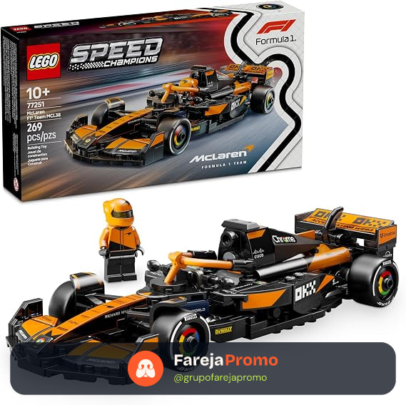 LEGO Speed Champions Carro de Corrida McLaren F1® Team MCL38 77251