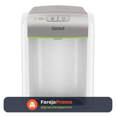 Purificador De Água Consul Branco Refrigerado Com Proteção Antibactérias Cpb34asvna 127/220v