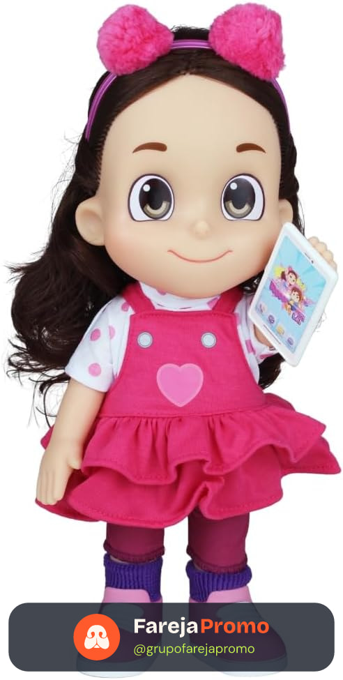 Novabrink - Baby Brink - Boneca Maria Clara com Som, 14 frases - 32 cm de altura