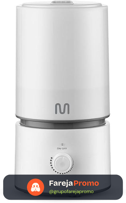 Umidificador Ultrassônico Easy Air 1.8L Branco Multi Saúde - HC290