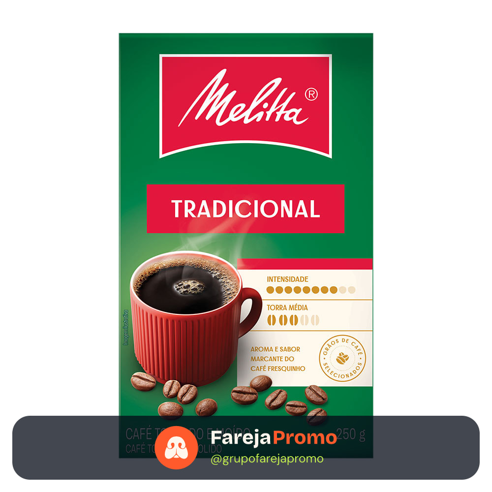 Café Melitta® Tradicional Vácuo 250g