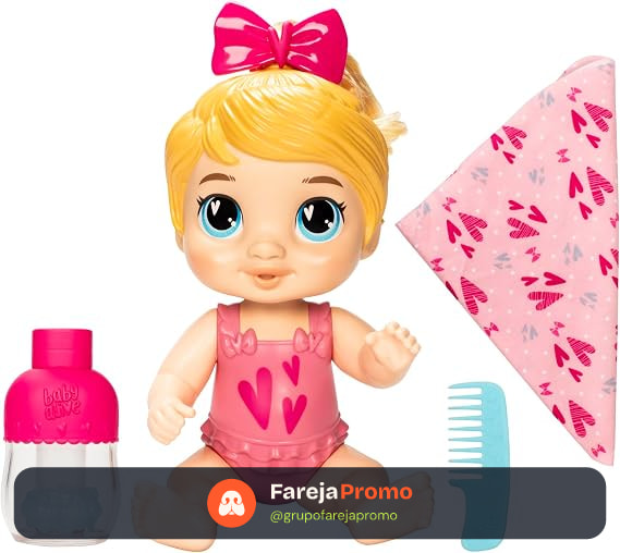 Baby Alive, Boneca, Bebê Shampoo, Harper Hugs - Cabelos Loiros, Brinquedo