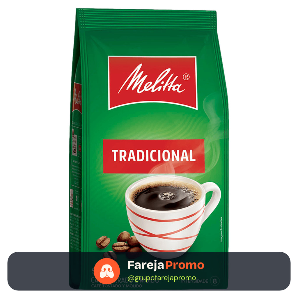 Melitta Café tradicional almofada 500g