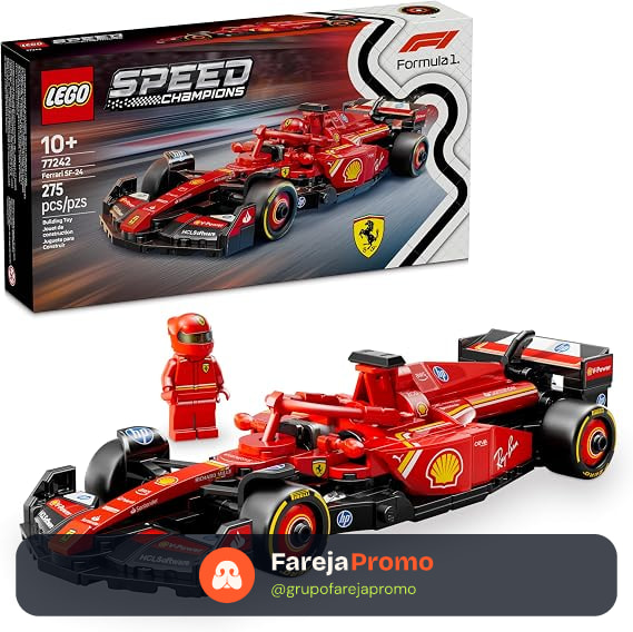 LEGO Speed Champions Carro de Corrida Ferrari SF-24 F1® 77242