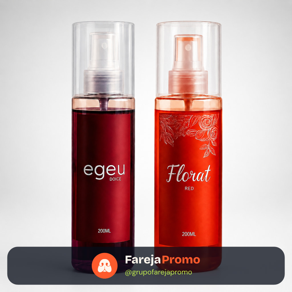Kit Body Splash Dolce + Florata Red 200ml Feminino.