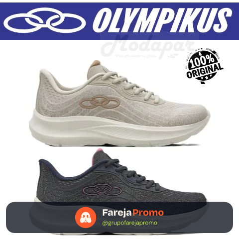Tênis Olympikus Feminino Vênus Ultraleve Original Com Nota Fiscal