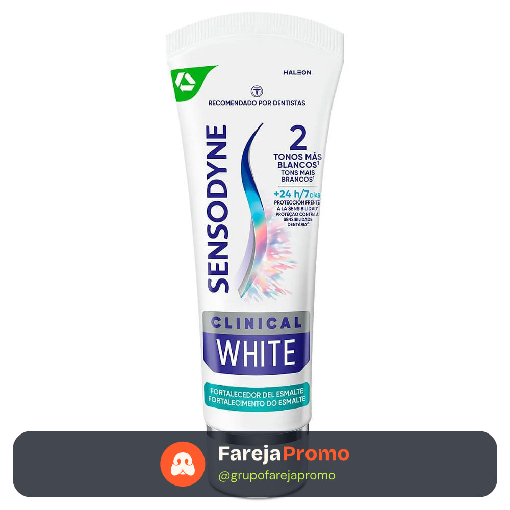 Creme Dental Sensodyne Clinical White Sensibilidade 100g