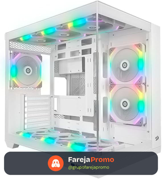 GABINETE REDRAGON WIDELOAD PRO BRANCO CA-604W-PRO