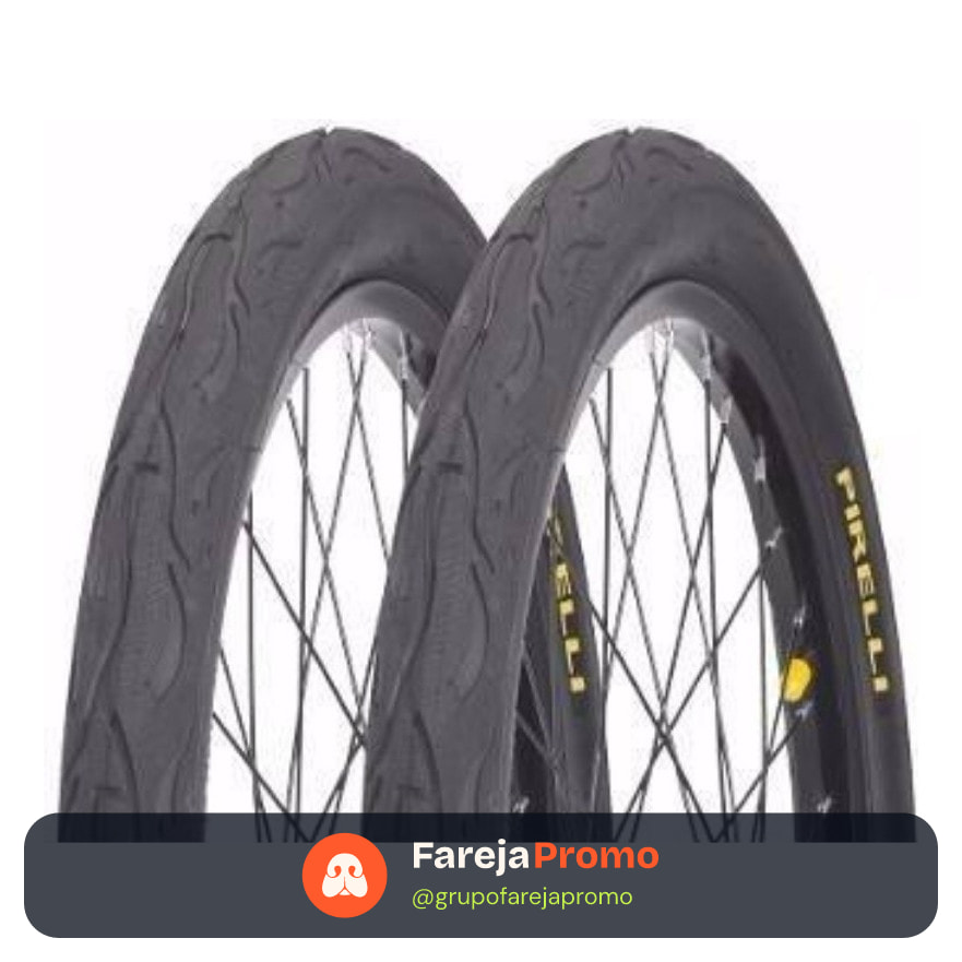 PAR PNEU BICICLETA 26x2.125 PIRELLI TORNADO BETA FLAME MTB