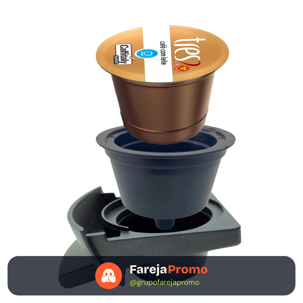 Adaptador - Capsulas Três Corações Para Maquina Dolce gusto
