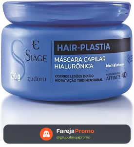 Eudora Siàge Hair-Plastia Máscara Capilar 250g