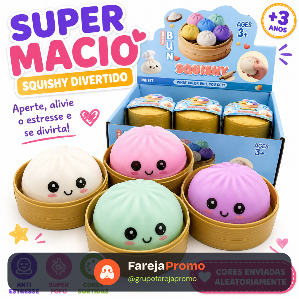Squishy brinquedo infantil anti estresse kawaii brinquedo macio apertar fidget toy relaxante brinquedo fofo presente