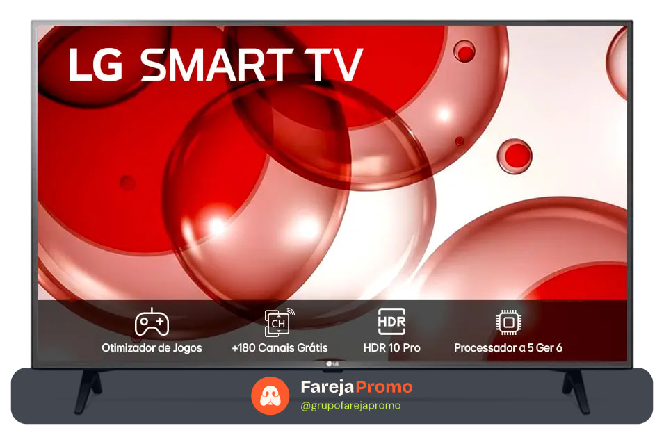 Smart TV Profissional LG 43" Full HD Processador a5 Ger6 AI Alexa Integrada webOS 23 – 43LR671C-B