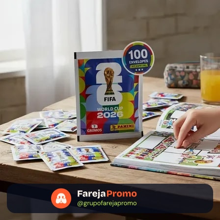 Copa Do Mundo Panini Kit 700 Figurinhas 2026 100 Envelopes Copa Do Mundo 2026 100