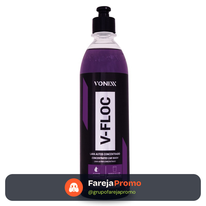 V-floc Vonixx Shampoo Automotivo Lava Auto Concentrado - 500ml