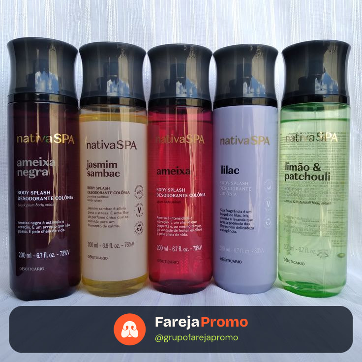 Body Splash Nativa SPA  PROMOÇÃO RELÂMPAGO! mulher sedutora