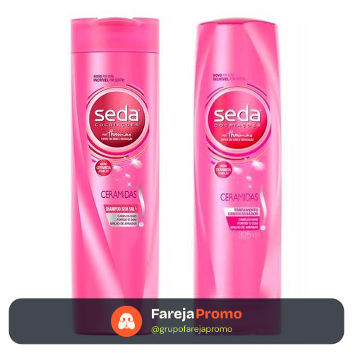 Kit Seda Ceramidas Shampoo  325ml + Condicionador 325ml