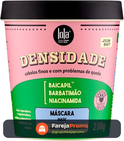 Densidade Máscara Capilar 230g , Lola Cosmetics