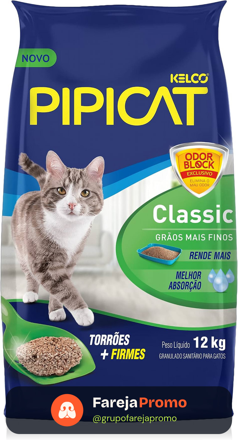 Pipicat Granulado Sanitario Classic 12 kg