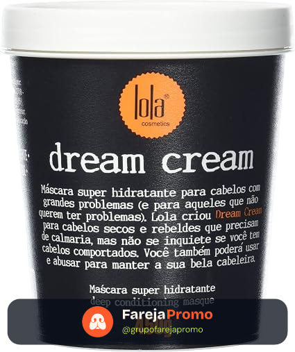 Dream Cream Máscara de Hidratação 450g , Lola Cosmetics