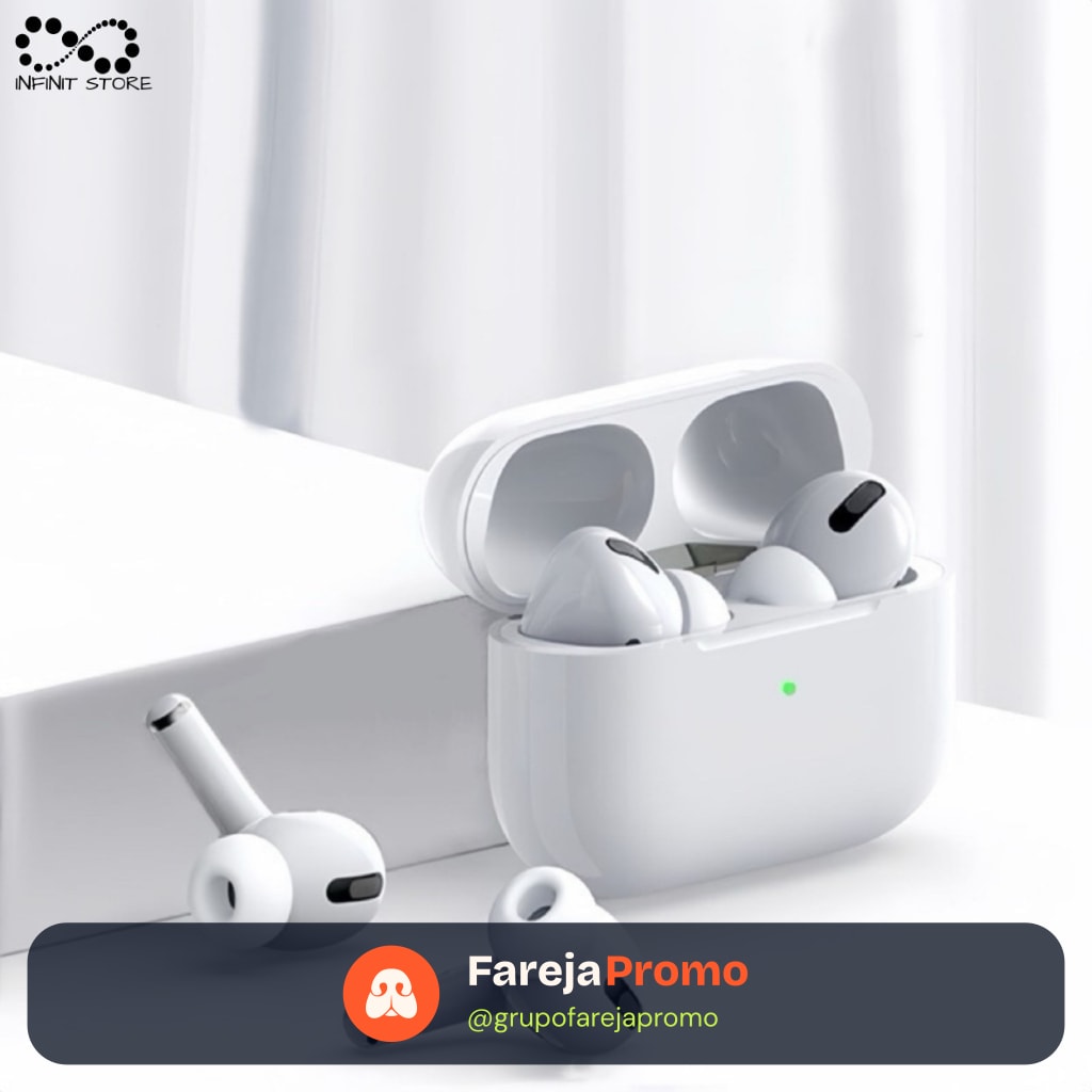 Fone De Ouvido Bluetooth Sem Fio Air Pods Pro 3 Para Android & iOS