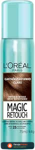 Spray para Retoque de Raízes L'Oréal Paris, Castanho Claro, 75ml