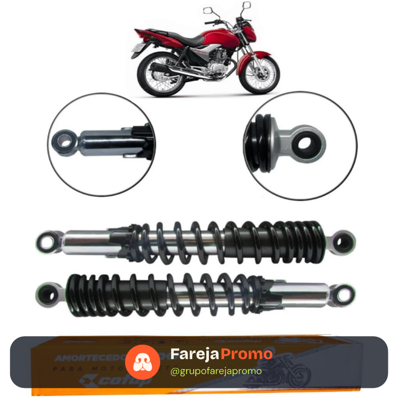 Par Amortecedor Traseiro Honda CG Titan  FAN 150 2004 à 2015 Original Cofap