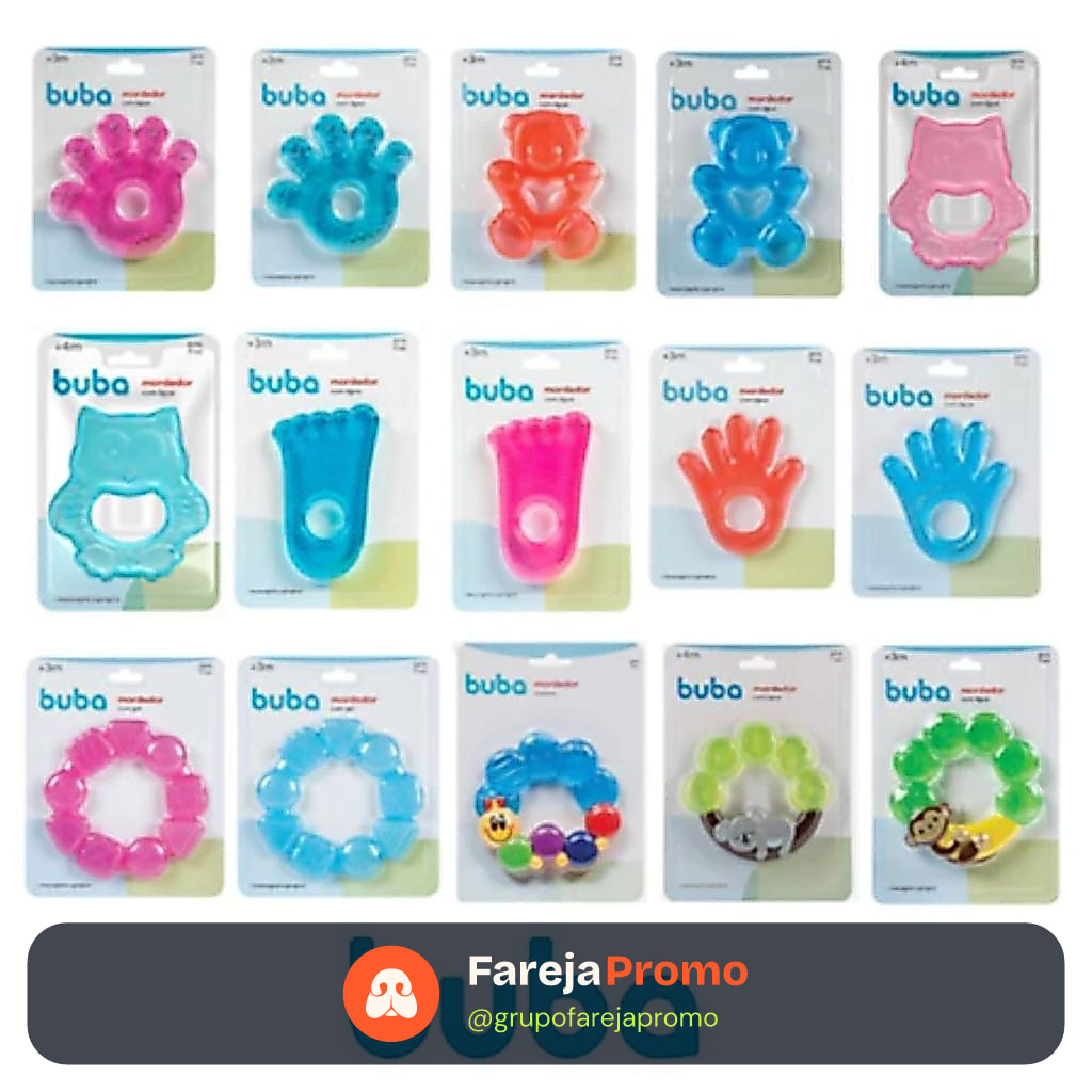 Mordedor Infantil Buba com Água