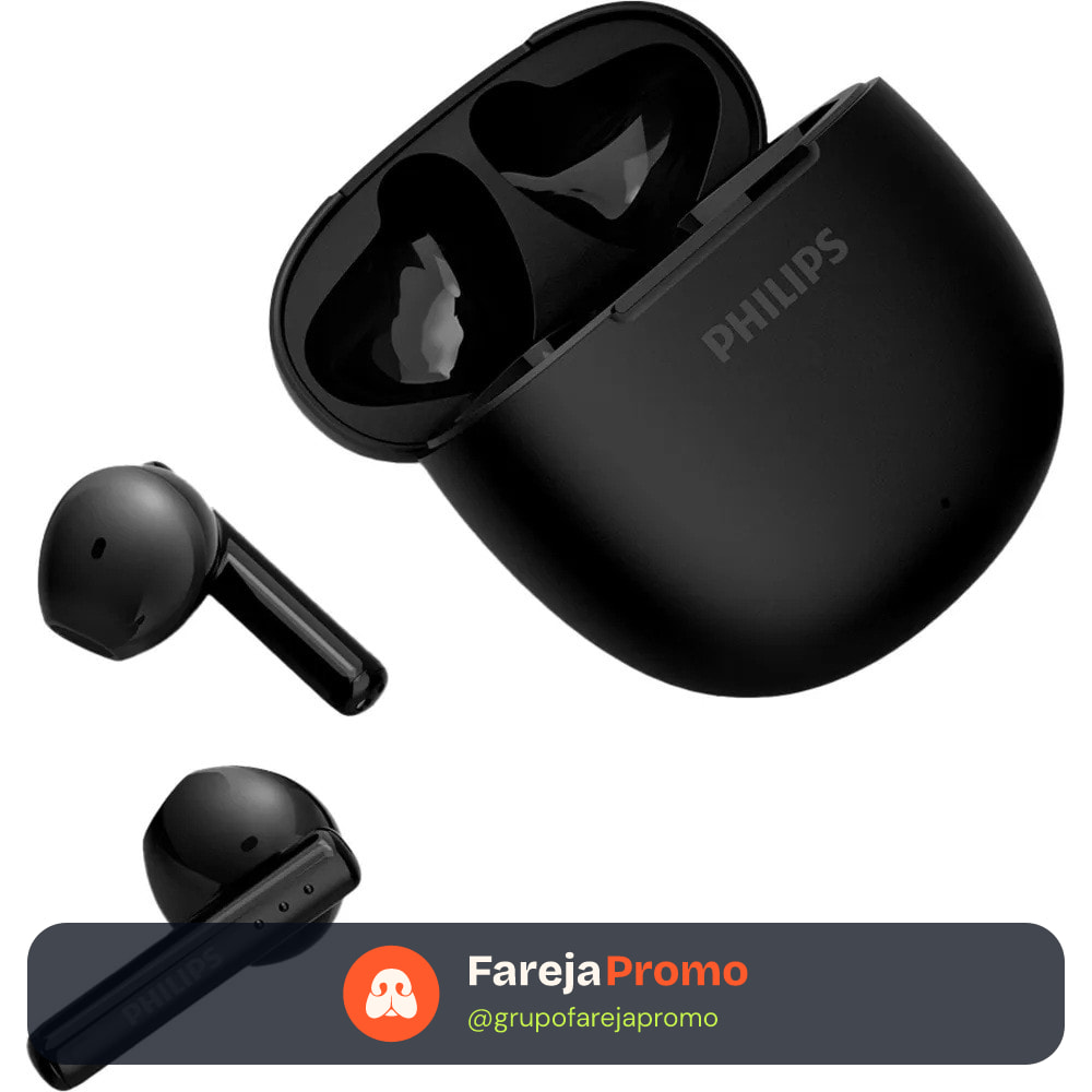 Fone De Ouvido Philips Tws Tat1139 Bluetooth Wireless Preto