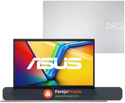 Notebook ASUS Vivobook 15 X1504VA Intel Core i5 1334U 8GB Ram 512GB SSD Windows 11 Tela 15,6" FHD Silver - NJ1740W