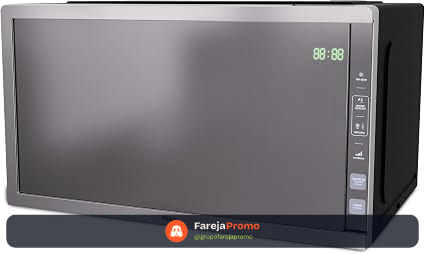 Micro-ondas Philco 33L Preto Acabamento Inox PMO38T 127V